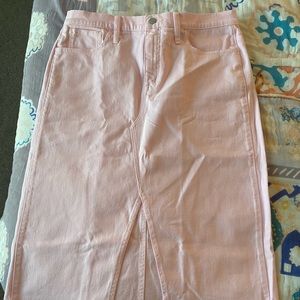 J Crew Denim Pencil Skirt